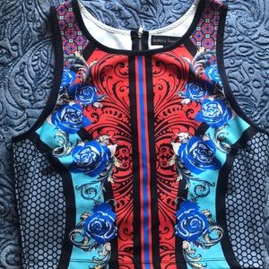 Jealous Tomato Zip up Back Crop Top